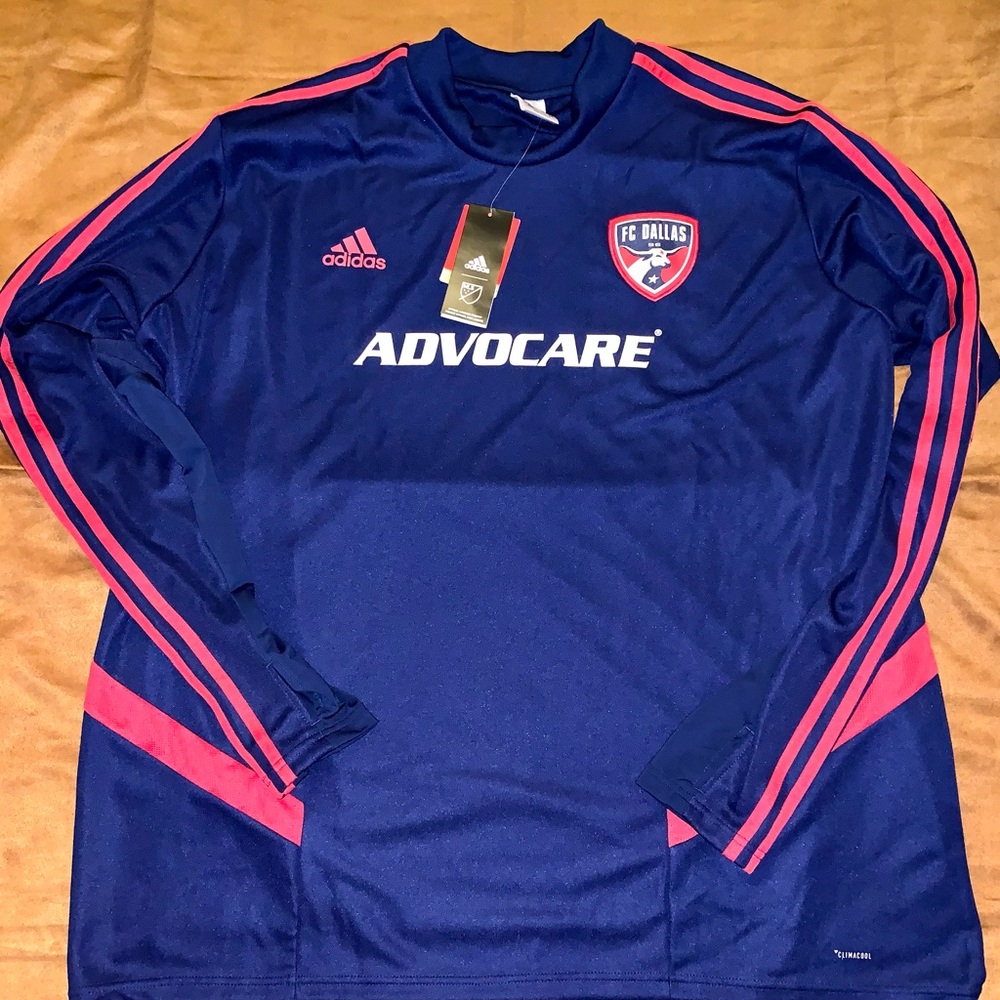 Mens FC Dallas Long Sleeve soccer jersey